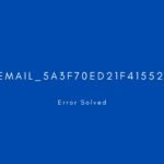 [pii_email_5a3f70ed21f415521fa3] Error resolved