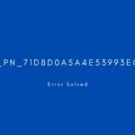 [pii_pn_71d8d0a5a4e53993ece6] Error resolved