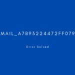 [pii_email_a7b93224472ff079e7ed]. Error resolved