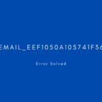 [pii_email_eef1050a105741f36420] Error resolved