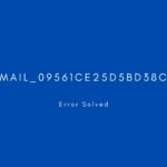 [pii_email_09561ce25d5bd38c7da2] Error resolved