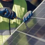 solar panel, installation, worker, best solar panel installation service