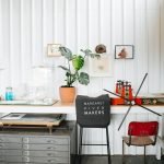 Interior of modern workshop with manufactured bag, Lunch Cooler Bags