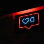 Heart and Zero Neon Light Signage, Grow Your Followers and views on Social media