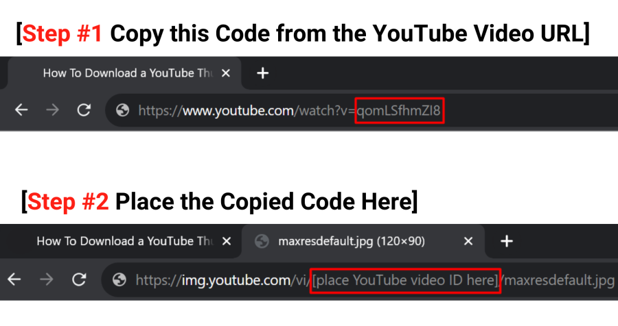 Download YouTube Thumbnails with custom URL