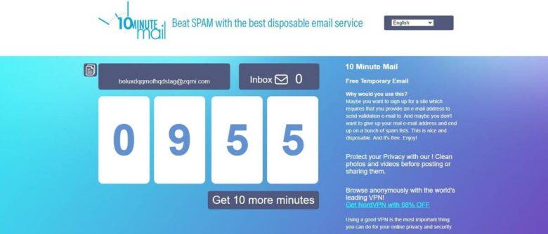 10 Minute Mail -Mail For 10 Minute-Temporary Disposable