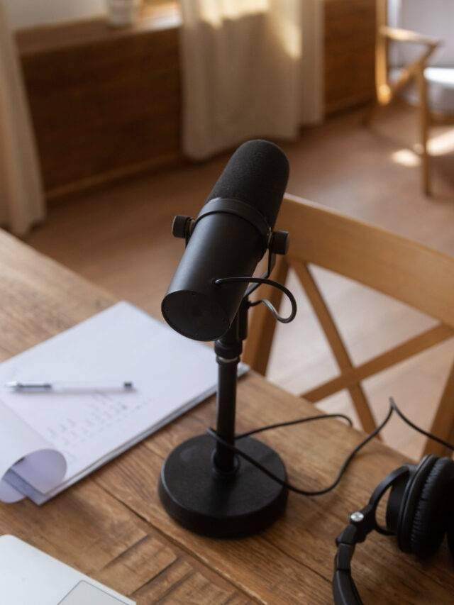 How can listening to podcasts and webinars help you grow in your career?