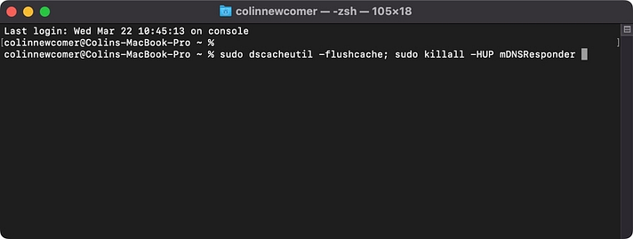 How to flush DNS on Mac