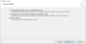 POP or IMAP