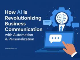 A flat-style digital infographic illustration showing a "Hyperlink Generator" concept with minimal text. It includes a computer screen displaying linked text, chain link icons, and abstract shapes to symbolize connectivity, automation, and link building. The design uses clean, modern colors with a professional yet creative style, suitable as a feature image for a digital SEO tool.