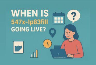 A futuristic digital illustration showing an AI launch concept titled “547x-lp83fill.” The image features abstract tech visuals, glowing circuits, and a countdown-style design symbolizing innovation, anticipation, and the upcoming release of a powerful AI system.