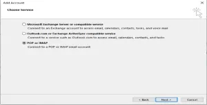 POP or IMAP
