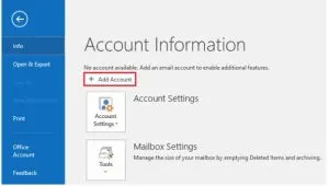 add account