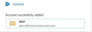 Account success