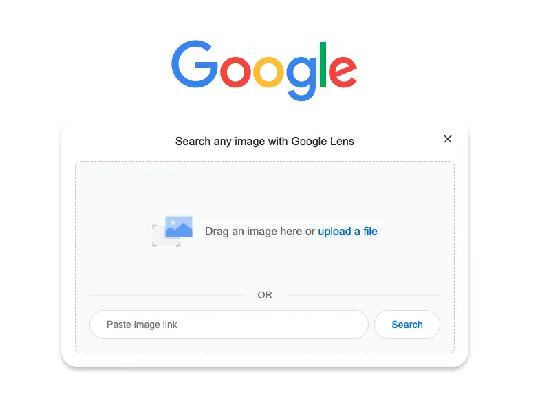 Search any image with google lens