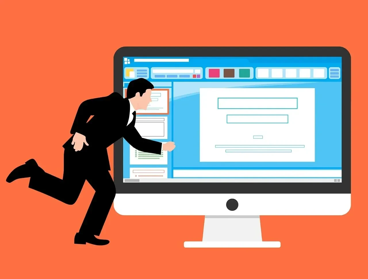 a picture showing blogging concept