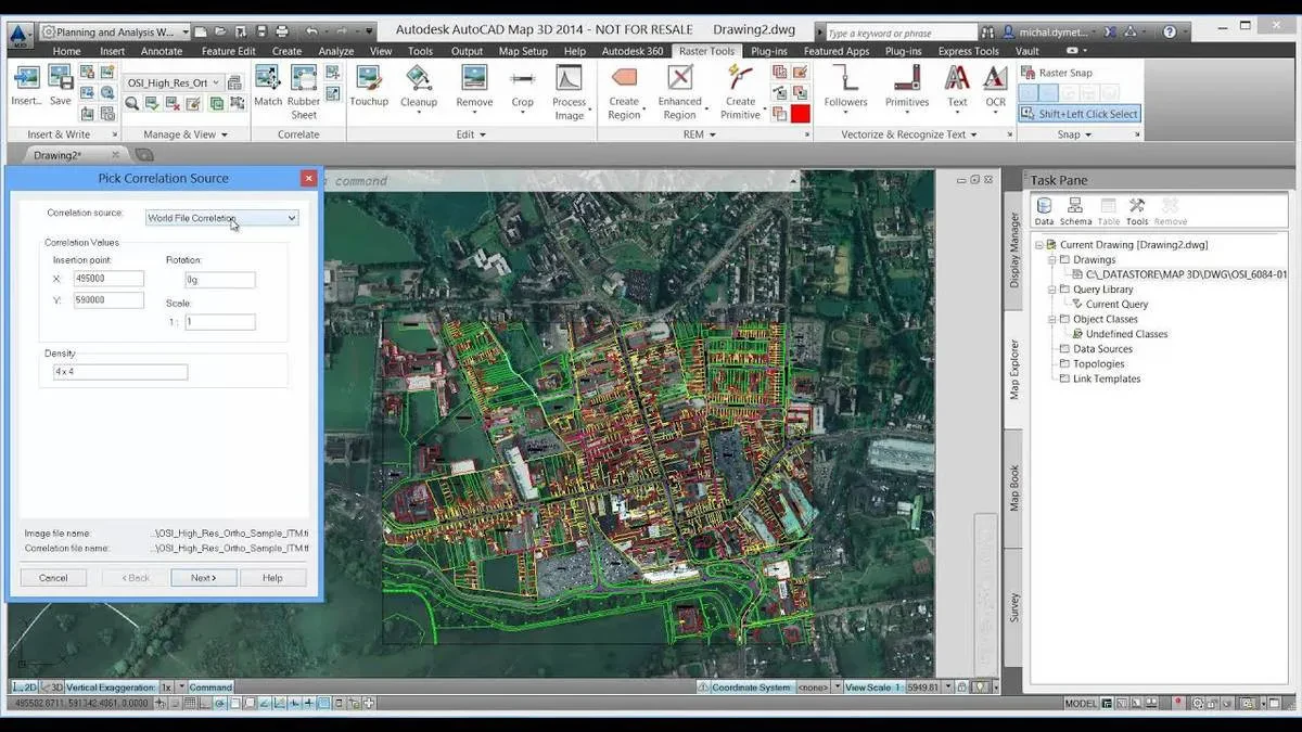 Customizing AutoCAD Map 3D toolset
