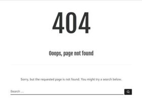 WordPress 404 Page “Not Found” Error
