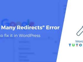 wordpress too many redirects