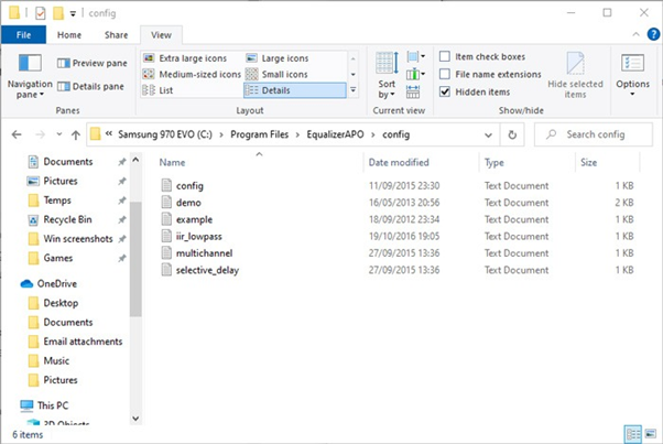 Equalizer APO program
