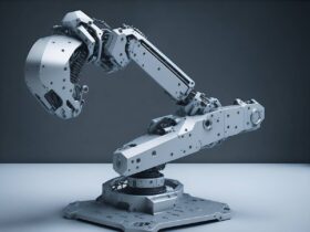 ai generated, robot, engineering, Autonomous Construction Robots