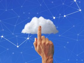 cloud, network, finger