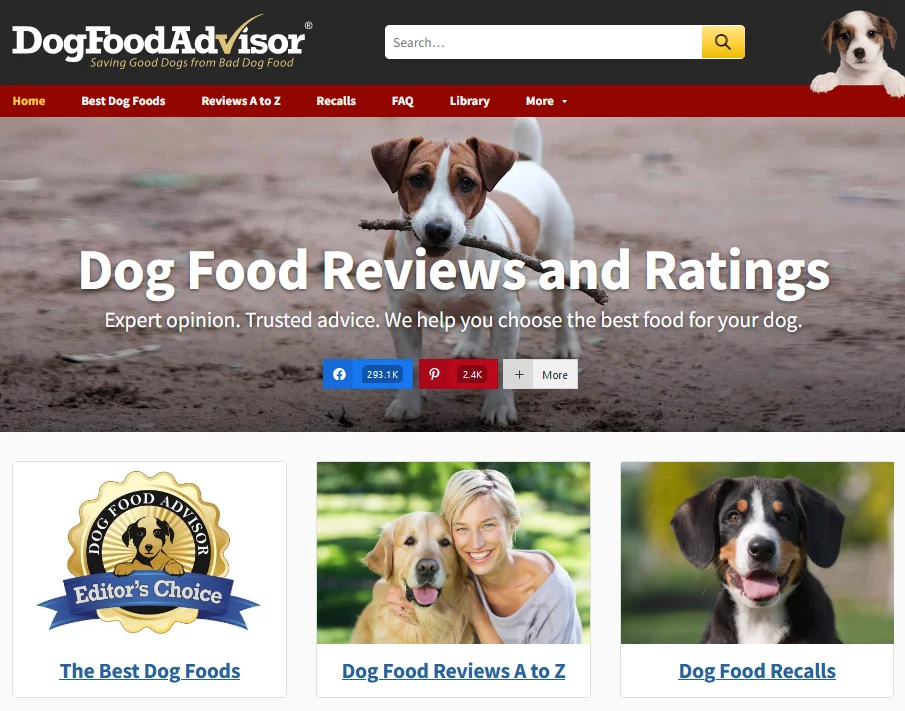 dog food advisor website