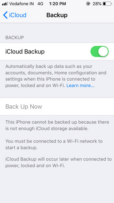 Icloud Backup