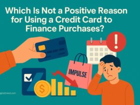 A flat-style infographic illustration showing negative reasons for using credit cards, including icons representing debt accumulation, impulse buying, cash flow problems, and chasing rewards. The layout is clean with minimal text and vibrant visuals, designed to emphasize financial caution.