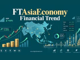 FTAsiaEconomy financial trend illustration showing Asian markets, economic indicators and financial data.