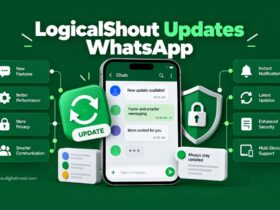 LogicalShout WhatsApp updates concept showing messaging features, notifications and mobile technology.