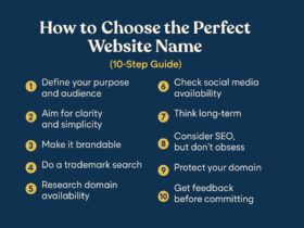 A 2D digital infographic titled "How to Choose the Right Business Idea" in a clean, flat illustration style. The layout includes five main sections with colorful icons and text bubbles, each offering a tip: identifying skills, evaluating market demand, calculating startup costs, checking competition, and aligning with passion. The background is light with soft blue and white tones, and the overall design is organized and visually engaging, suitable for educational content.