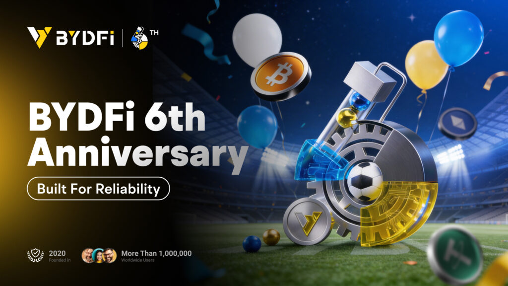 bydfi 6th anniversary