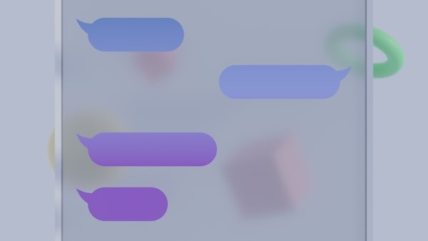chat bubble illustration image