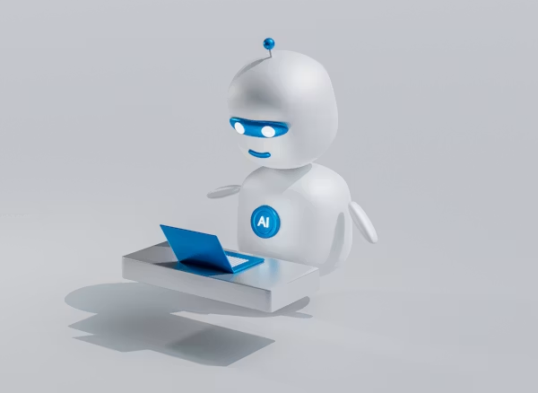 Ai robot illustration 